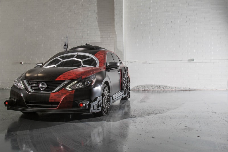 Nissan Star Wars The Last Jedi Concept Vehicles Cars maxima la los angeles auto show automotive altima TIE Fighter Kylo Ren captain phaser Silencer spacecraft spaceship Rouge Poe Dameron X-wing BB-8 A-wing