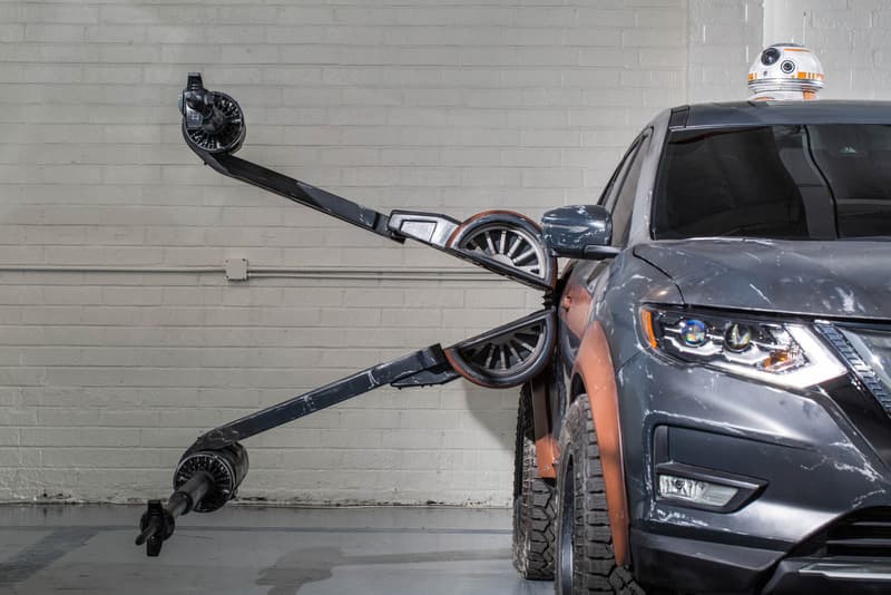 Nissan Star Wars The Last Jedi Concept Vehicles Cars maxima la los angeles auto show automotive altima TIE Fighter Kylo Ren captain phaser Silencer spacecraft spaceship Rouge Poe Dameron X-wing BB-8 A-wing