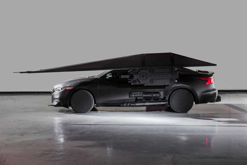 Nissan Star Wars The Last Jedi Concept Vehicles Cars maxima la los angeles auto show automotive altima TIE Fighter Kylo Ren captain phaser Silencer spacecraft spaceship Rouge Poe Dameron X-wing BB-8 A-wing