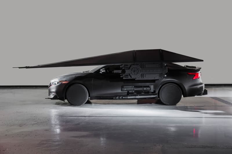 Nissan Star Wars The Last Jedi Concept Vehicles Cars maxima la los angeles auto show automotive altima TIE Fighter Kylo Ren captain phaser Silencer spacecraft spaceship Rouge Poe Dameron X-wing BB-8 A-wing