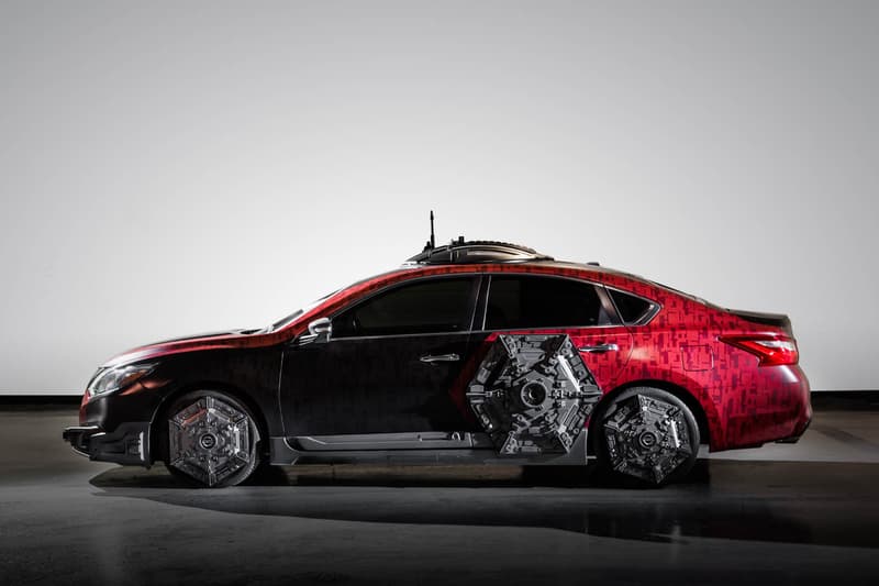 Nissan Star Wars The Last Jedi Concept Vehicles Cars maxima la los angeles auto show automotive altima TIE Fighter Kylo Ren captain phaser Silencer spacecraft spaceship Rouge Poe Dameron X-wing BB-8 A-wing