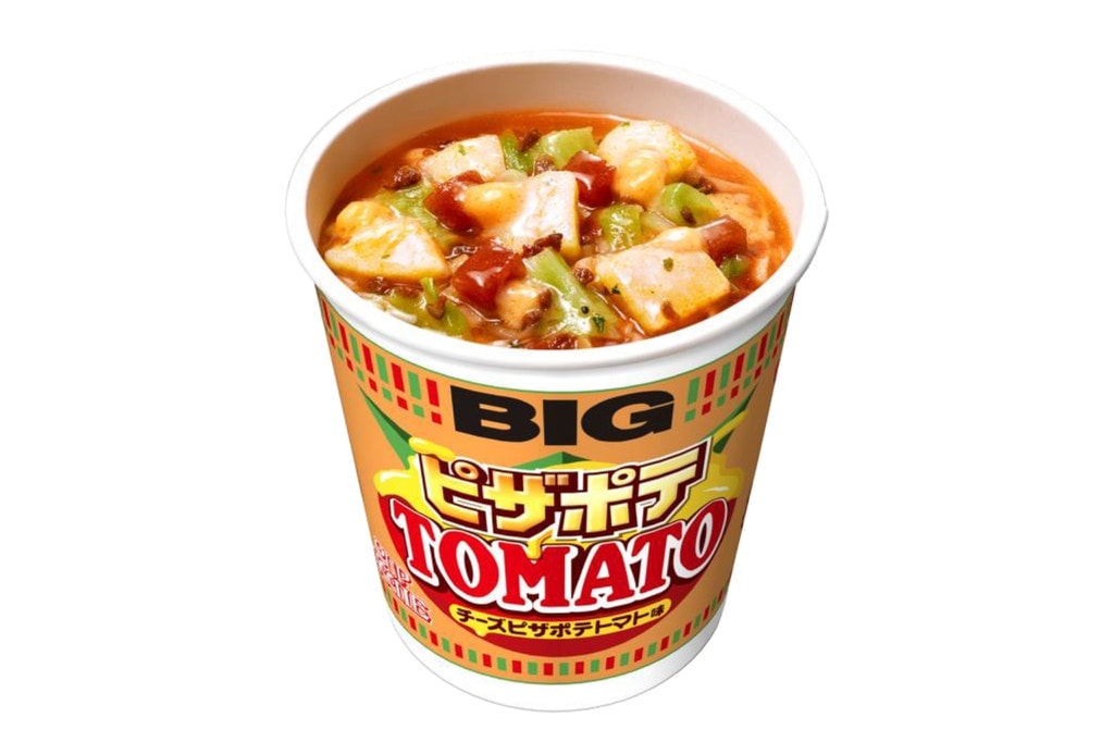 Nissin Cheese Pizza Potato Tomato Noodle Cup ramen japan japanese big bowl food flavor taste