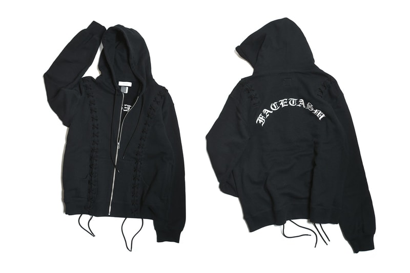 Nubian FACETASM Baseball Stitch Logo Hoodies Black Blue Yellow Japan 2017 November 26 27 Pop-up 2011 Fleece