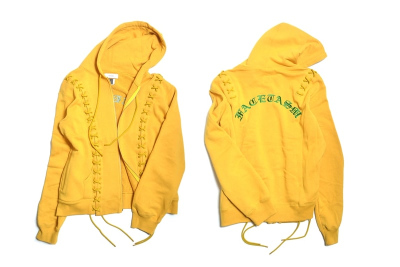 Nubian FACETASM Baseball Stitch Logo Hoodies Black Blue Yellow Japan 2017 November 26 27 Pop-up 2011 Fleece