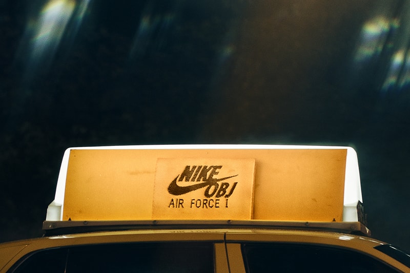 Odell Beckham Jr Nike SF AF1 Mid NYC yellow taxi footwear