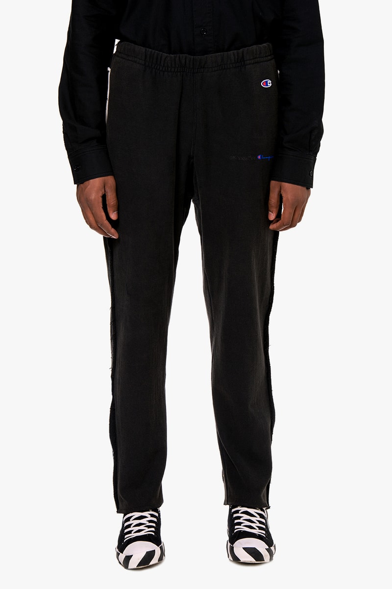 OFF-WHITE Champion Sweatpants Black Men's - US