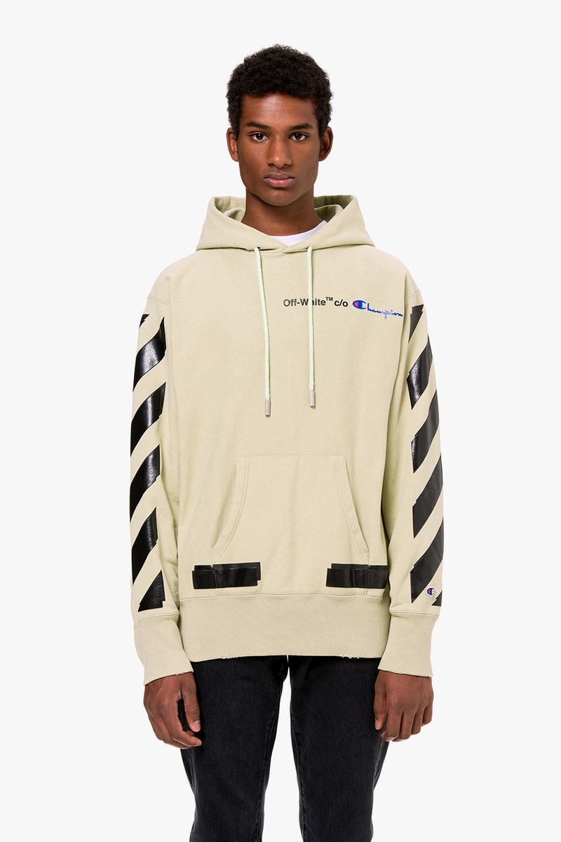 Off-White c/o AC Milan Kid's Logo Hoodie in grey