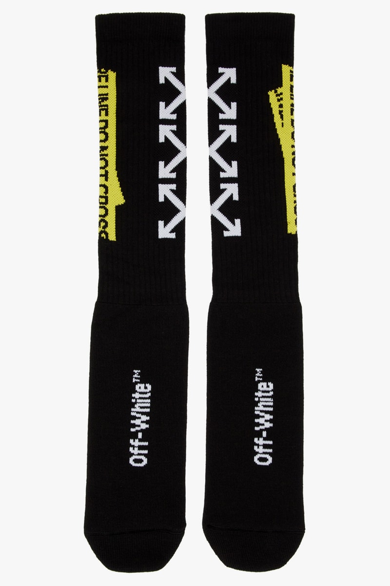 Off White Off-White™ Firetape Collection moto biker Jackets Hoodies Shirts Pants Socks Release Date Info Drops Virgil Abloh SSENSE