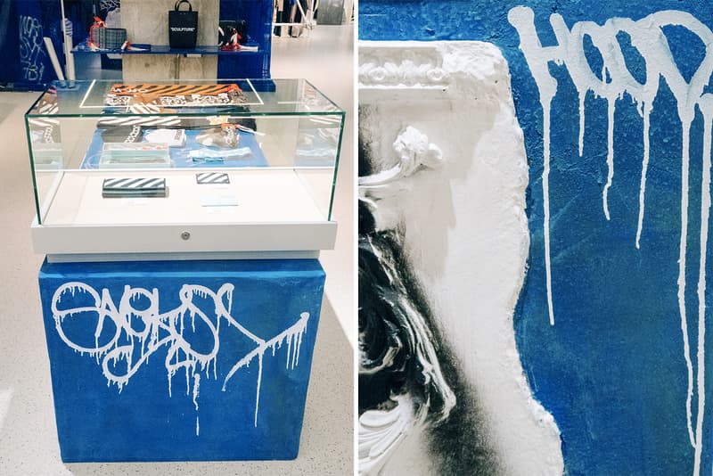 Off White Virgil Abloh KM20 Olga Karput A D E D Graffiti Moscow Retail Space