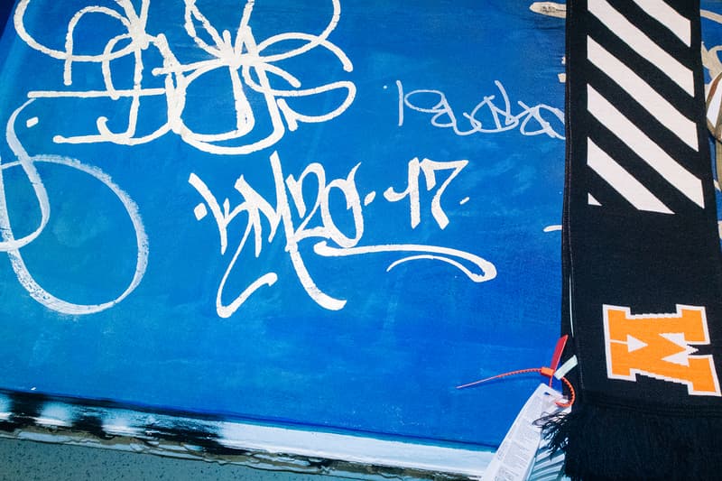 Off White Virgil Abloh KM20 Olga Karput A D E D Graffiti Moscow Retail Space