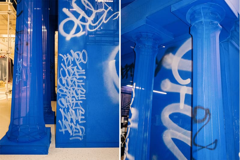 Off White Virgil Abloh KM20 Olga Karput A D E D Graffiti Moscow Retail Space