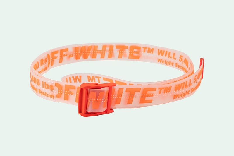 Off White New Items Webstore Timberland fashion footwear belt orange
