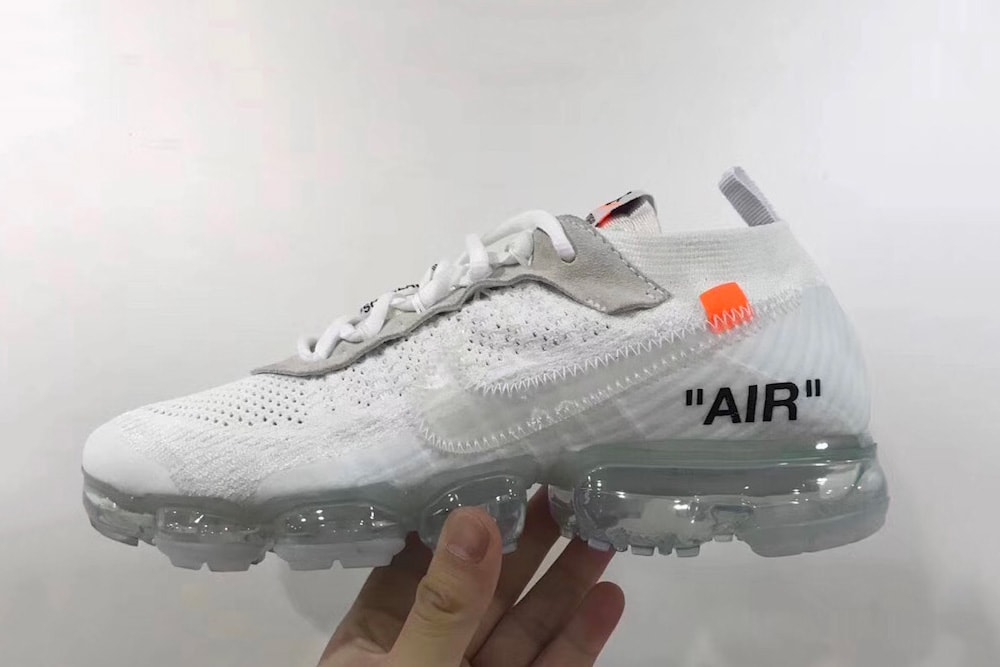 Off-White Virgil Abloh Nike Air VaporMax White Leaked Images First Look 2018