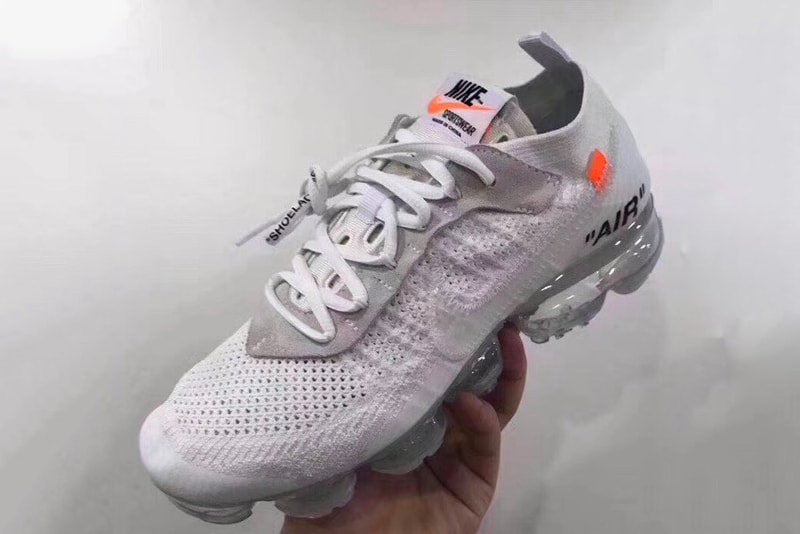 Off-White Virgil Abloh Nike Air VaporMax White Leaked Images First Look 2018