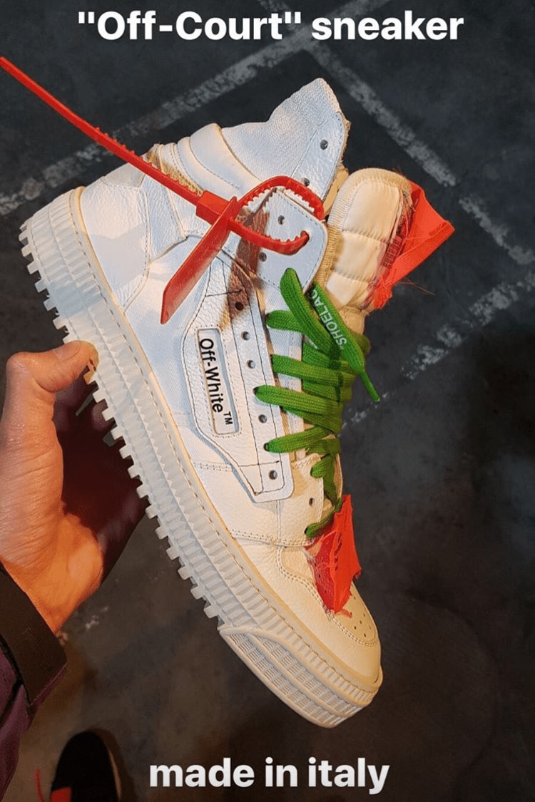 Off White Spring Summer 2018 Temperature Footwear Collection Off Court Diagonal Low Virgil Abloh