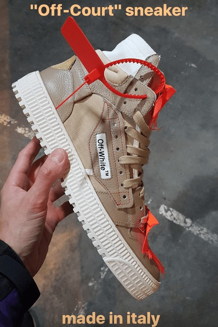 Off White Spring Summer 2018 Temperature Footwear Collection Off Court Diagonal Low Virgil Abloh