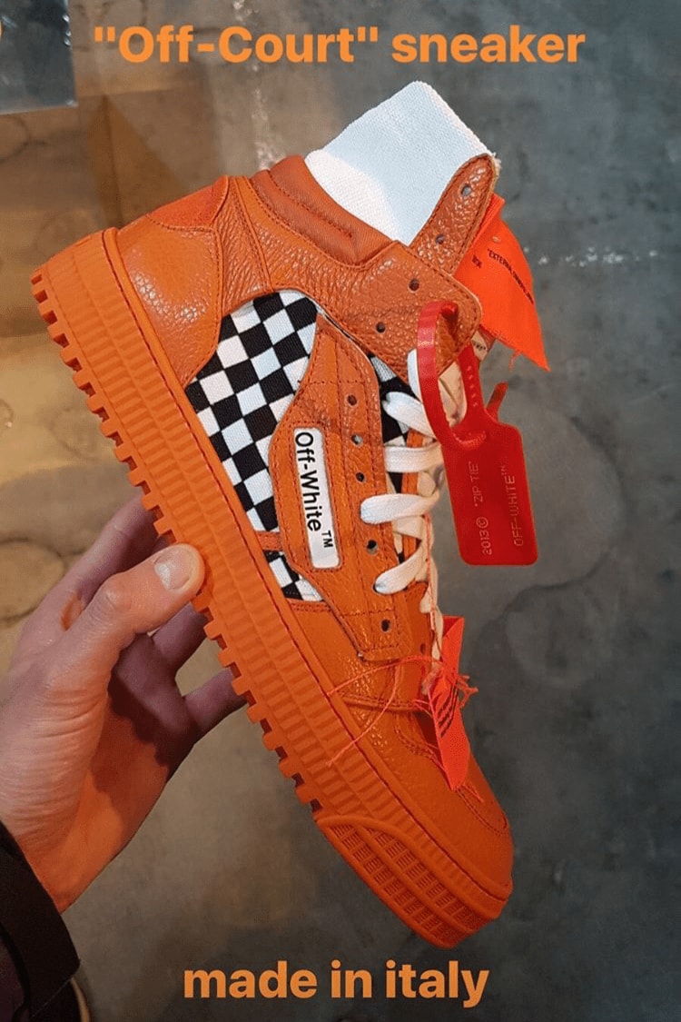 Off White Spring Summer 2018 Temperature Footwear Collection Off Court Diagonal Low Virgil Abloh