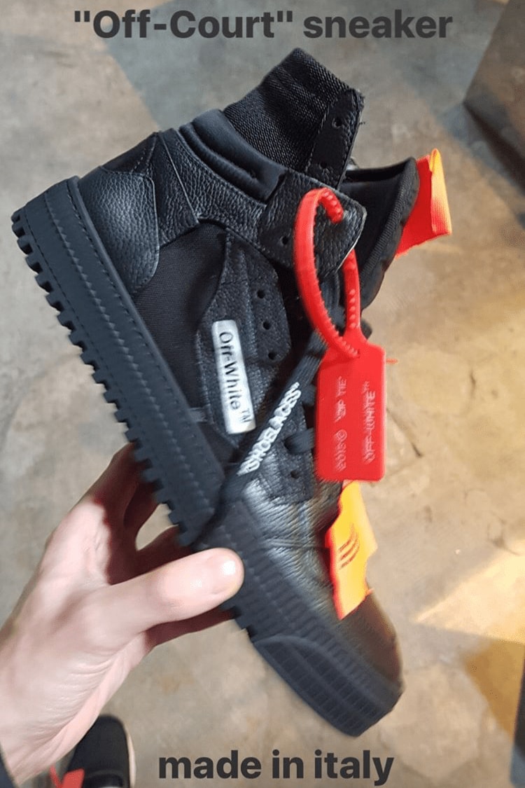Off White Spring Summer 2018 Temperature Footwear Collection Off Court Diagonal Low Virgil Abloh
