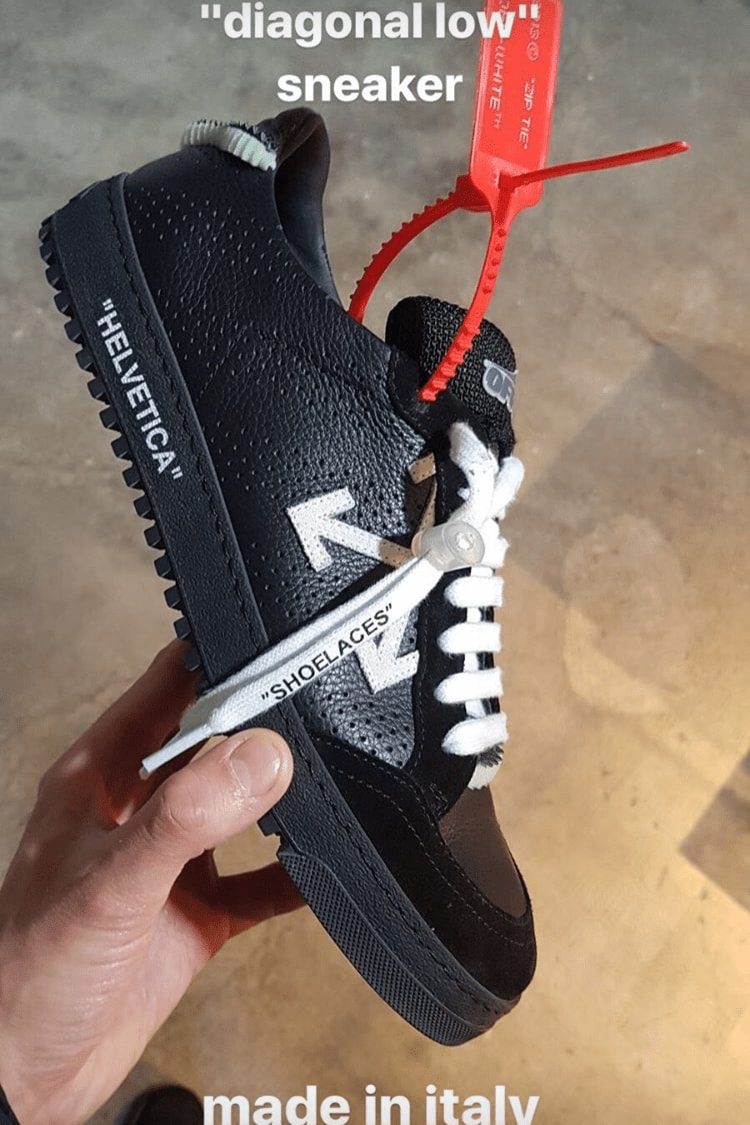 Off White Spring Summer 2018 Temperature Footwear Collection Off Court Diagonal Low Virgil Abloh