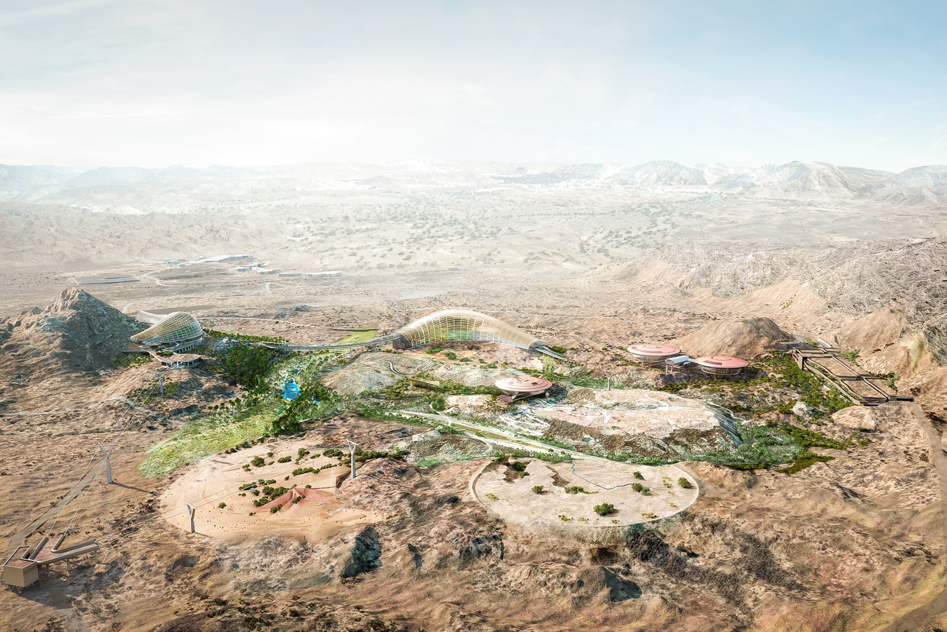 Oman Botanic Gardens Largest Earth Oasis Arup Grimshaw Haley Sharpe Design