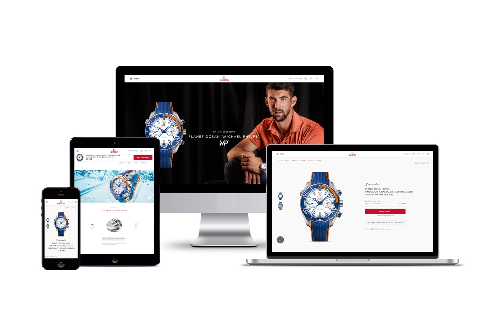 OMEGA E Commerce Launch Online Sales Platform