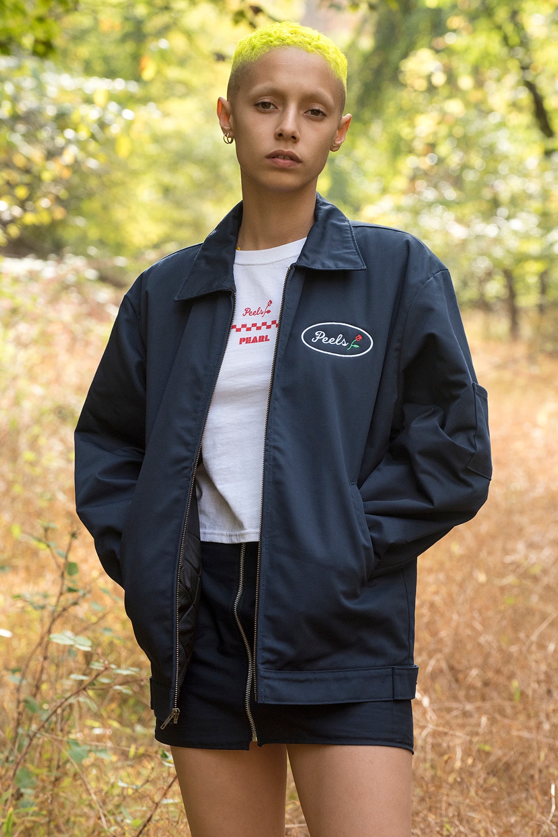 Peels NYC 2018 Spring Summer Lookbook Collection Patches Workshirts Menswear Womenswear