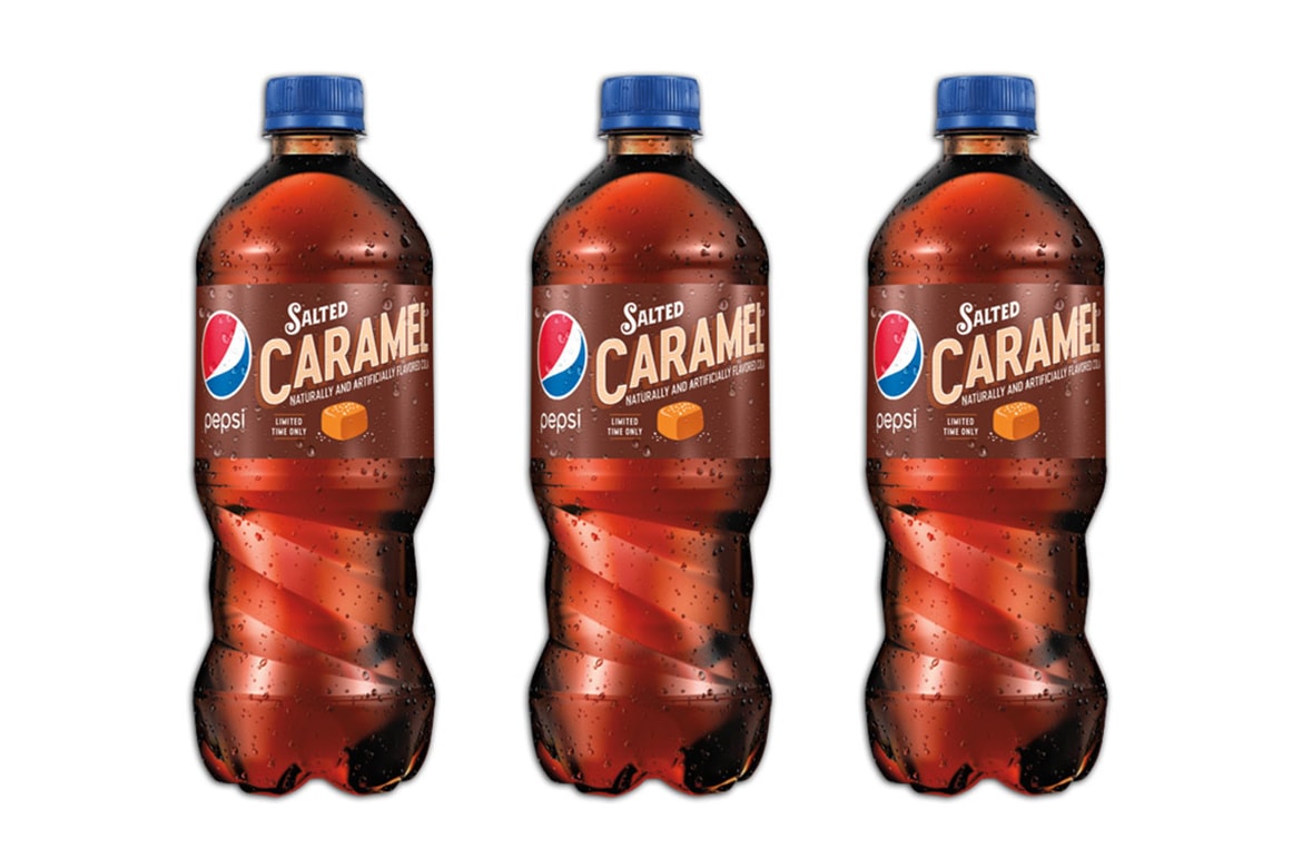 Pepsi Salted Caramel Flavor cola soda usa america starbucks 