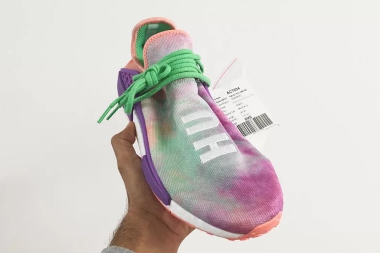 A Sneak Peek at the Pharrell Williams x adidas Originals Hu NMD "Tie Dye" Silhouette