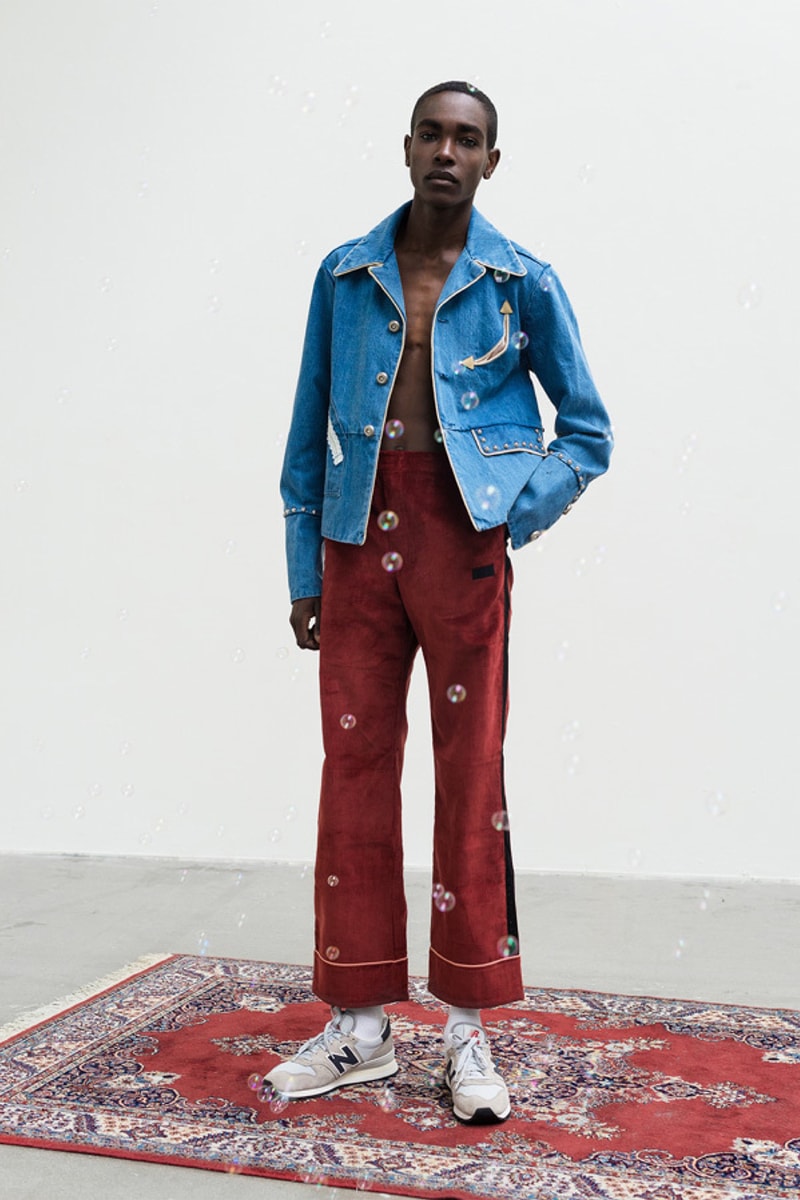 PRLE 2018 Spring Summer Collection Lookbook Dazed Confused Tony Olson Anthony Rapp 70s Retro Suede Velvet Flare Sweden January Drop Release Date