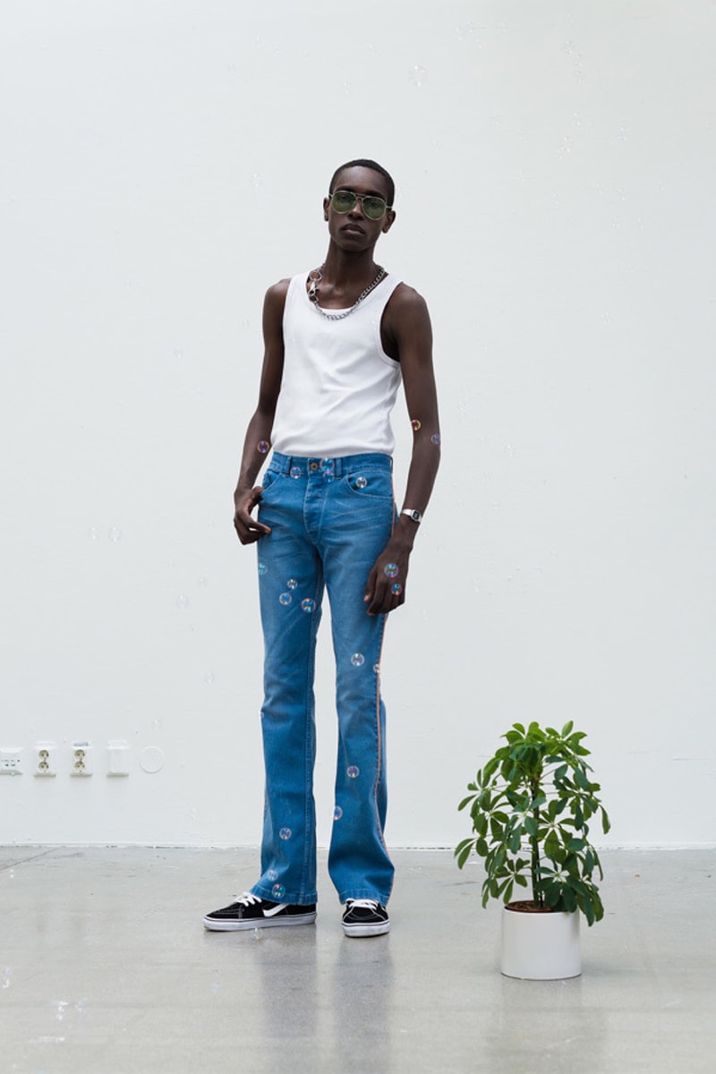 PRLE 2018 Spring Summer Collection Lookbook Dazed Confused Tony Olson Anthony Rapp 70s Retro Suede Velvet Flare Sweden January Drop Release Date