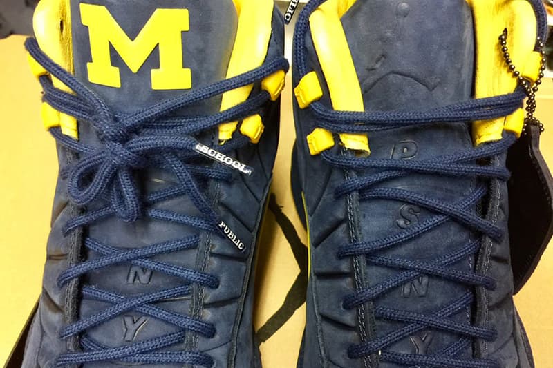 Psny X Air Jordan 12 Michigan Football Colorway Hypebeast