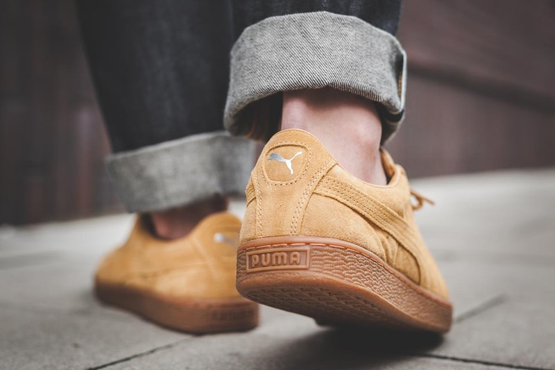 PUMA Basket Classic suede nubuck clyde flax Wheat Weatherproof taffy brown tan gold afew sneaker store november 2017 fall autumn