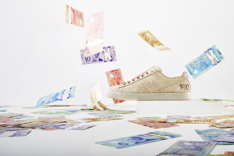 PUMA "Canadian Money" Clyde Pack Canada Dollar Bill