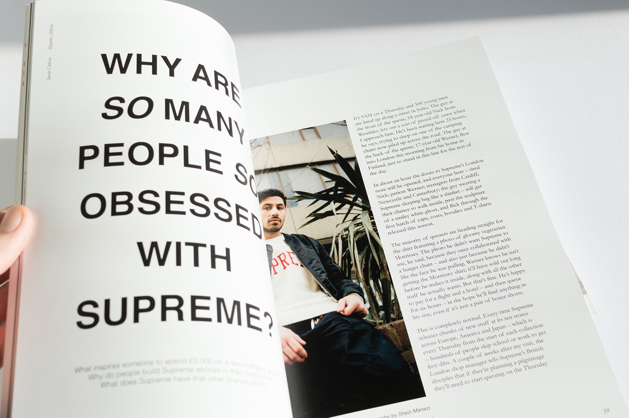 /r/streetwear Dan Hart-Davies Streetwear Supreme Gildan Print Magazine Publication