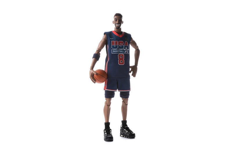 Scottie Pippen 1 6 Scale Coolrain Olympic Figure Nike Air More Uptempo