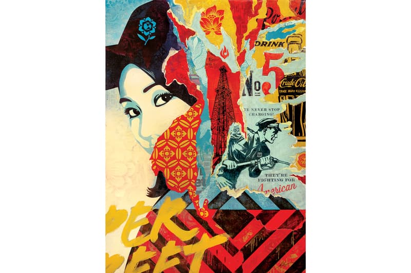 Shepard Fairey Obey Giant Library Street Collective Los Angeles California Art Artwork Exhibit Painting Print Installation