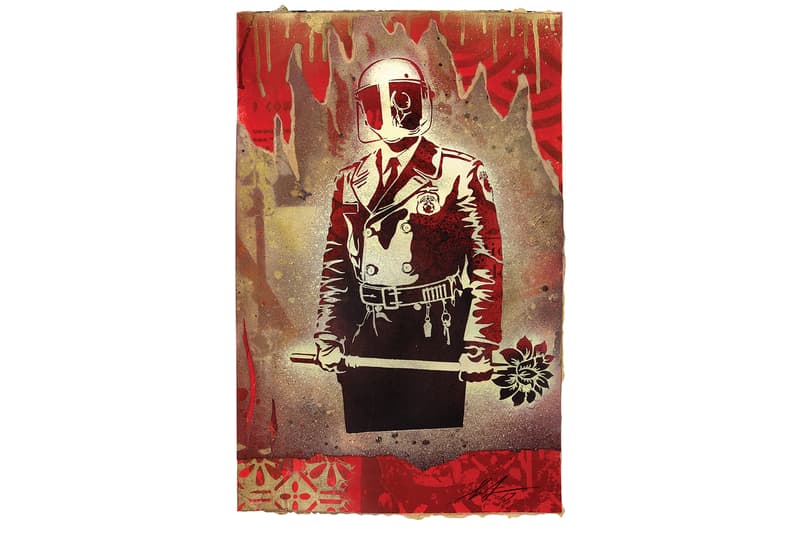 Shepard Fairey Obey Giant Library Street Collective Los Angeles California Art Artwork Exhibit Painting Print Installation