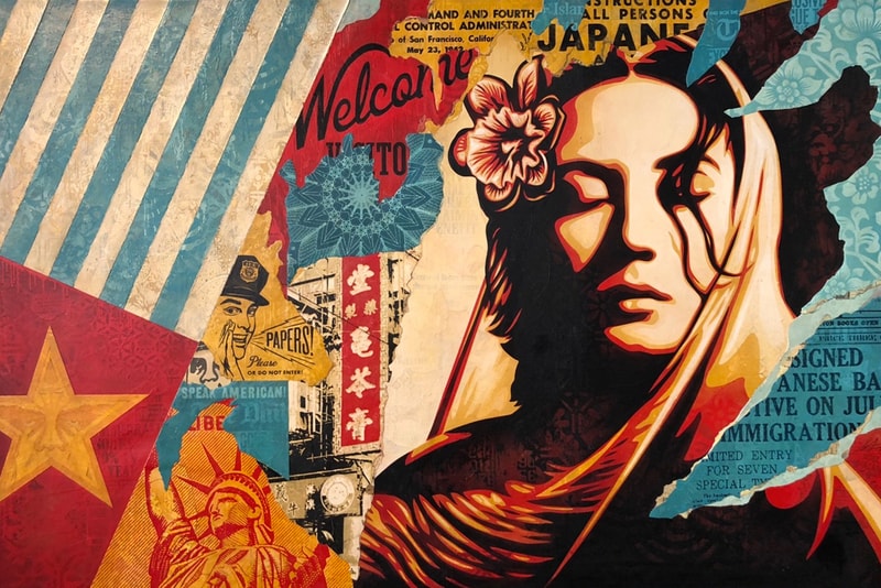 Shepard Fairey Screen Print Art