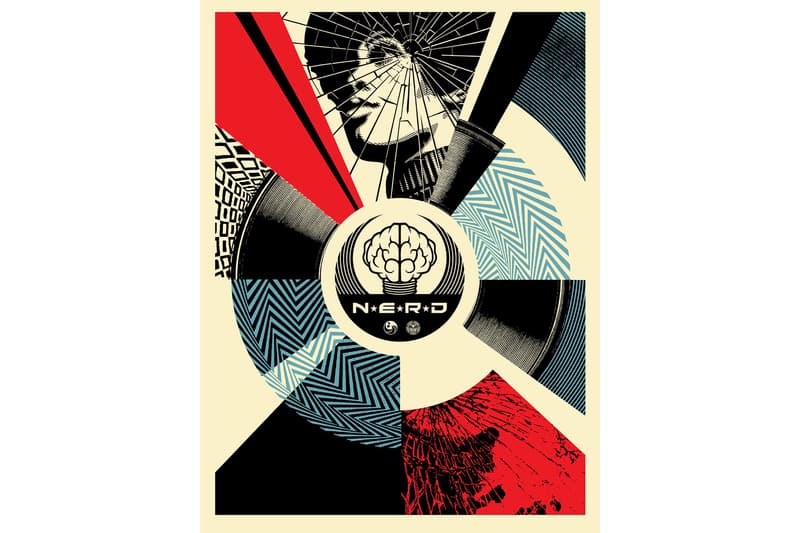OBEY Shepard Fairey NERD Cracked But Unbroken Print Pharrell 2017 November 10 Release Date Info