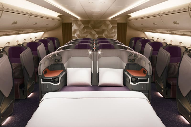 Singapore Airlines SIA Airbus A380 First Class Suites Hotel Bedroom Flying