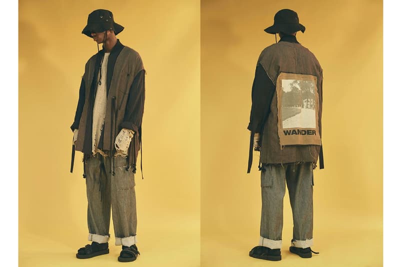 Song for the Mute 2018 Spring/Summer "WANDER" Australia Sandals Socks Kimono Jacket coat bucket hat release date drop info pattern