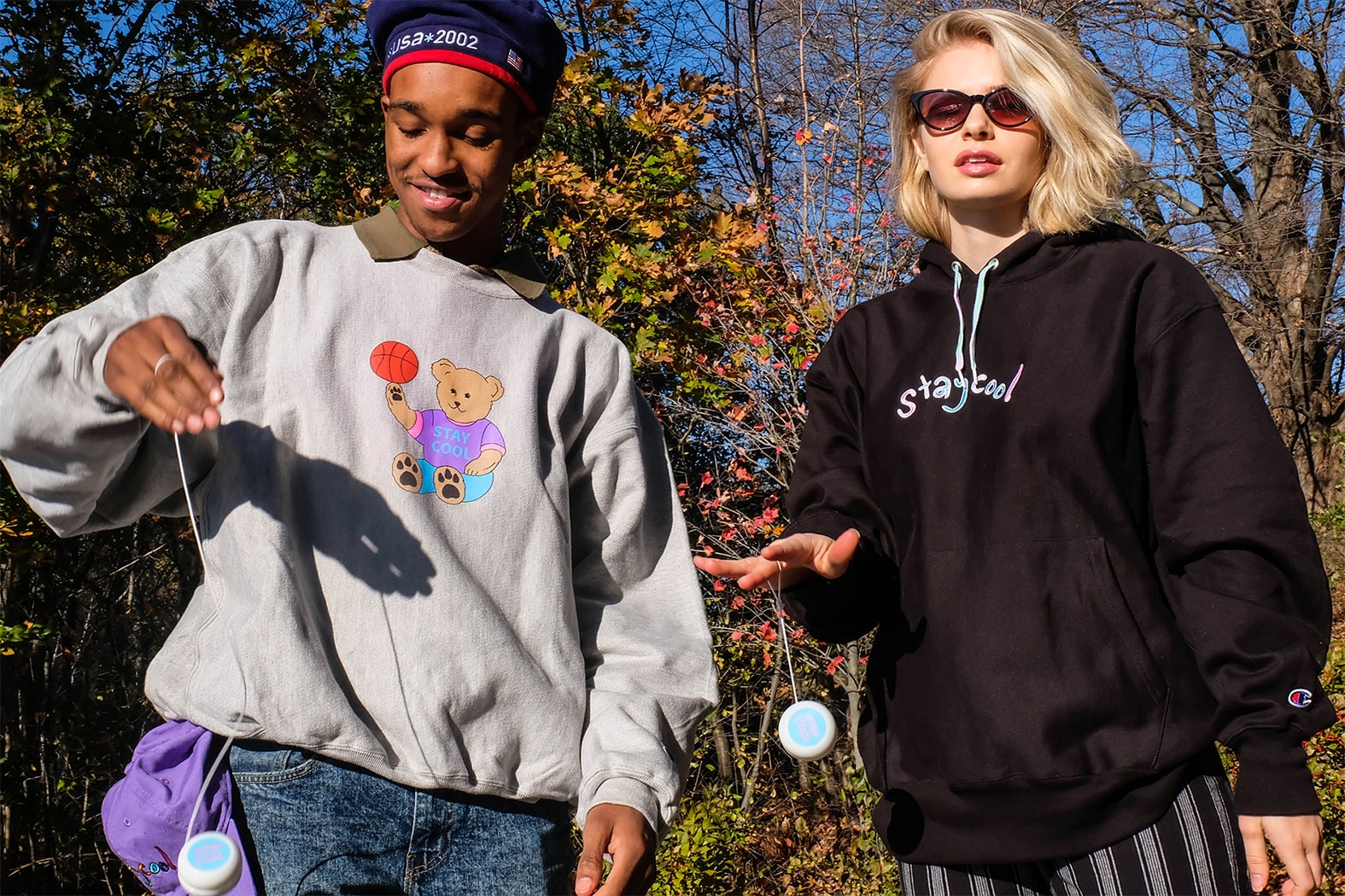 STAYCOOLNYC Fall/Winter 2018 collection lookbook retro '80s '90s sweatshirts