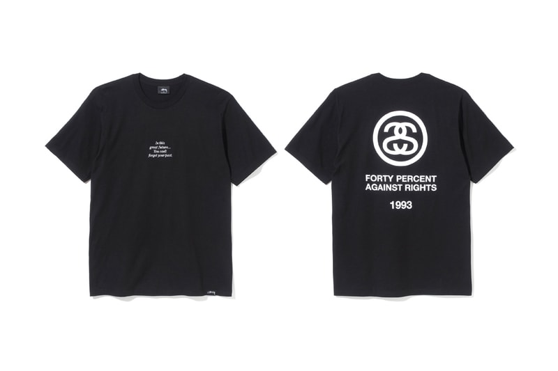 Stussy FPAR FORTY PERCENTS AGAINST RIGHTS 2017 Fall Winter Collaboration Collection November 25 Release Date Info T Shirt Tee Hoodie Sweatshirt Hat Cap