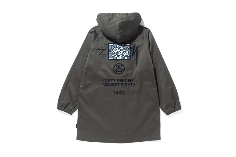 Stüssy & FORTY PERCENTS AGAINST RIGHTS Pair up for a Military Parka