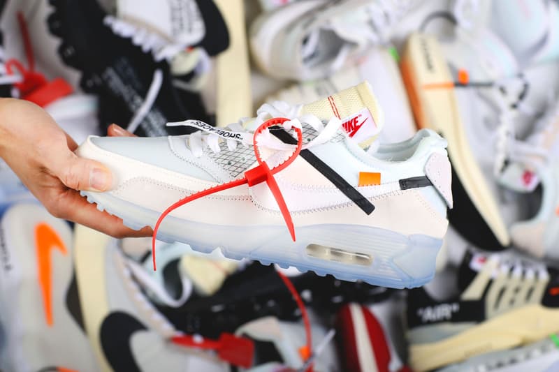 Virgil Abloh Off-White Nike The Ten Icons Reconstructed Air Max 90 Vapormax Presto Air Jordan 1