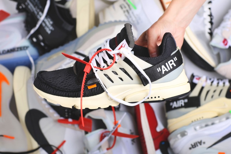 Virgil Abloh Off-White Nike The Ten Icons Reconstructed Air Max 90 Vapormax Presto Air Jordan 1