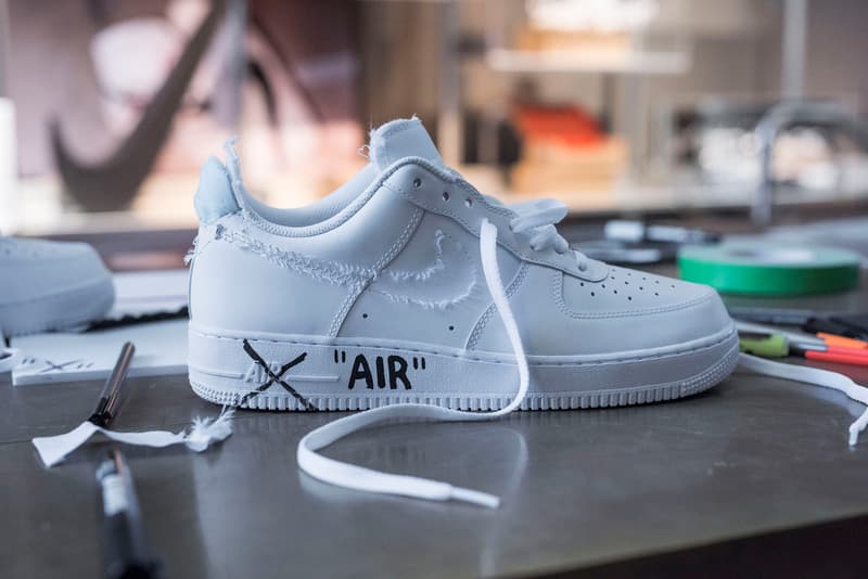 Virgil Abloh Nike The Ten Collection Jordan Brand Raffle Footwear Sneakers Shoes SUPPLY Store