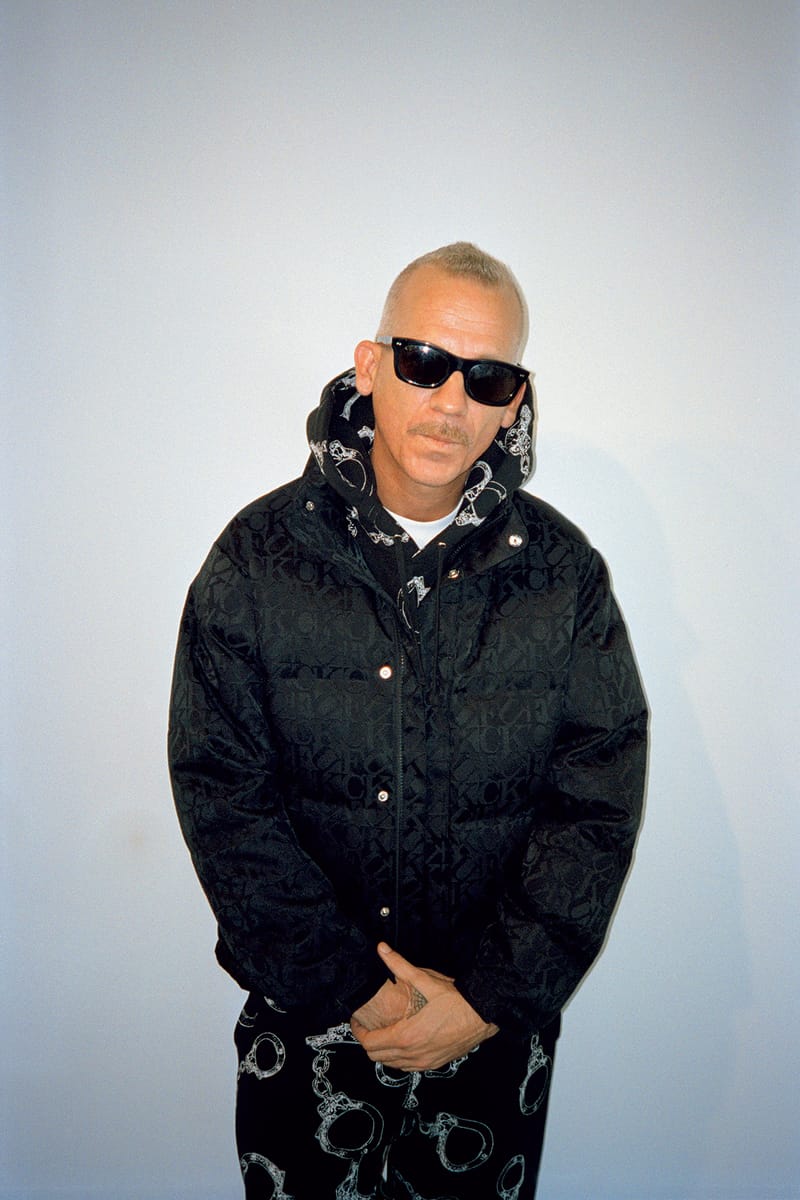 supreme jacquard puffy jacket