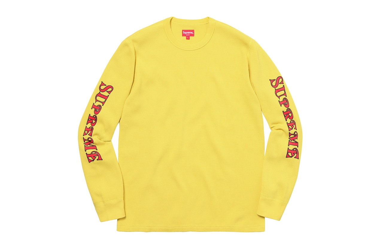 Supreme 2017 Fall Winter Drop