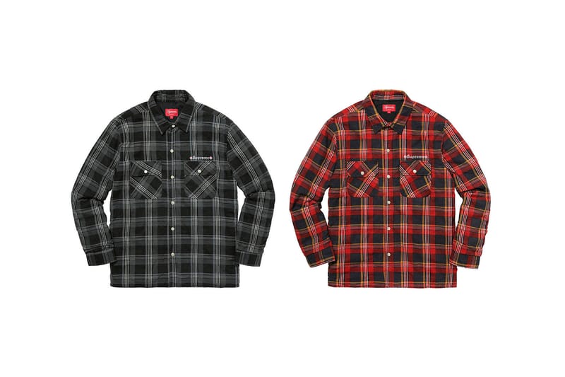 supreme independent flannel